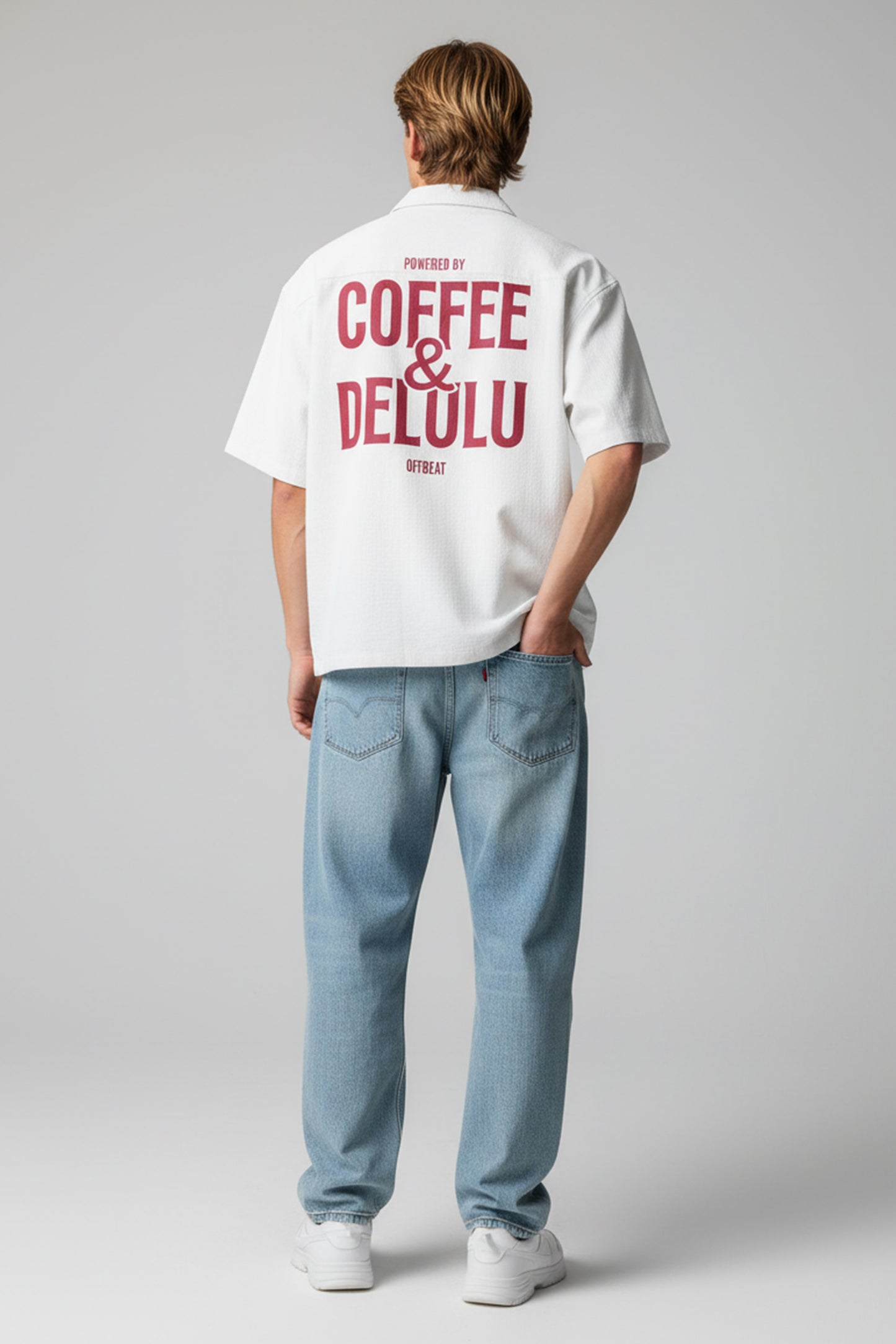 Coffee & Delulu | Unisex Oversized Shirt