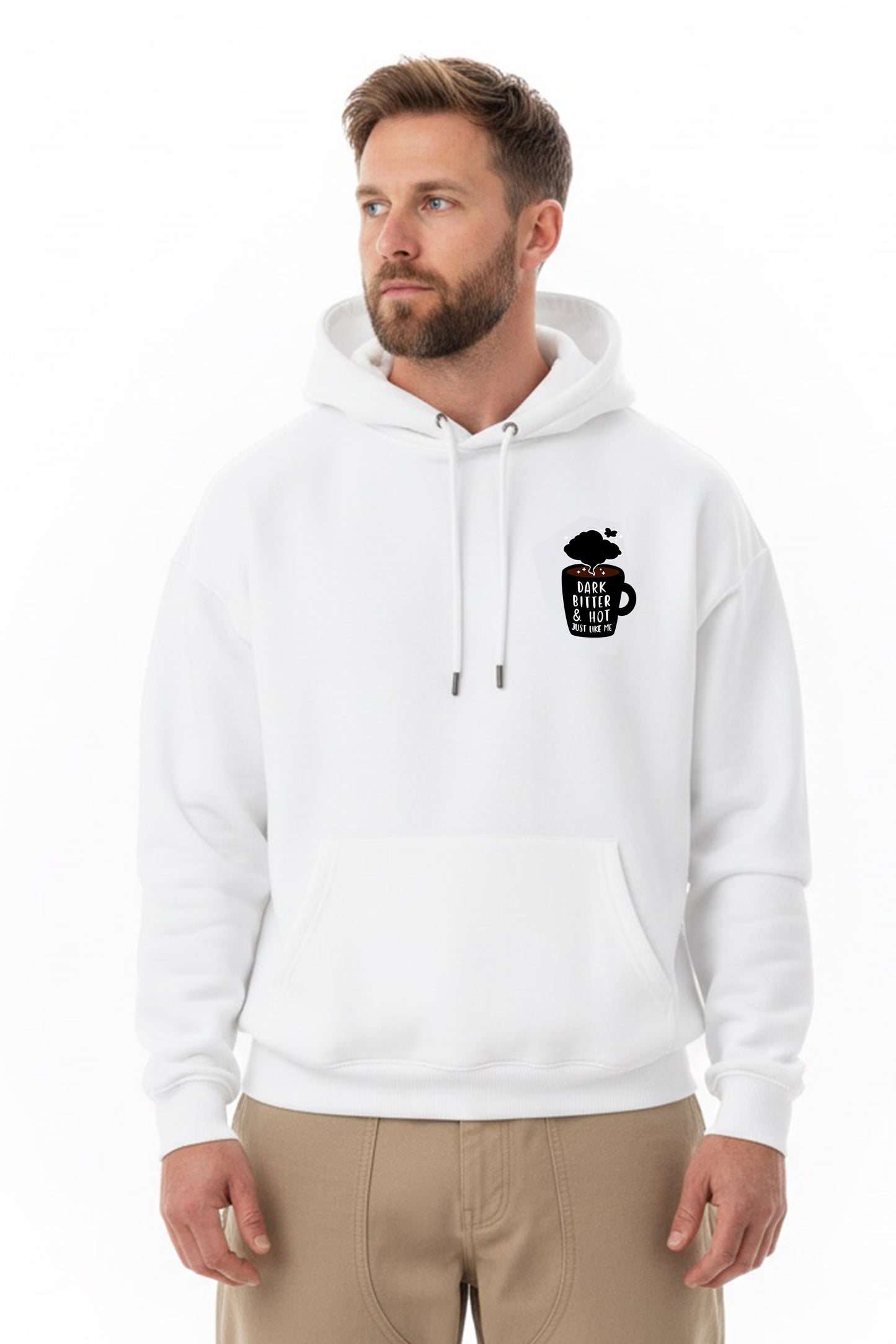 Dark bitter and Hot | Unisex Oversized Hoodie