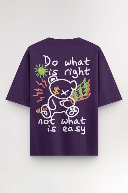 Do what is right | Oversized T-shirt