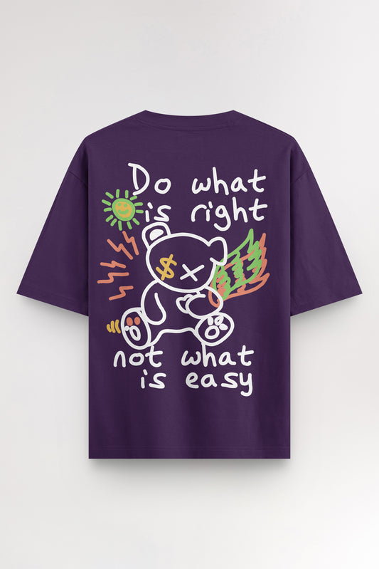 Do what is right | Oversized T-shirt
