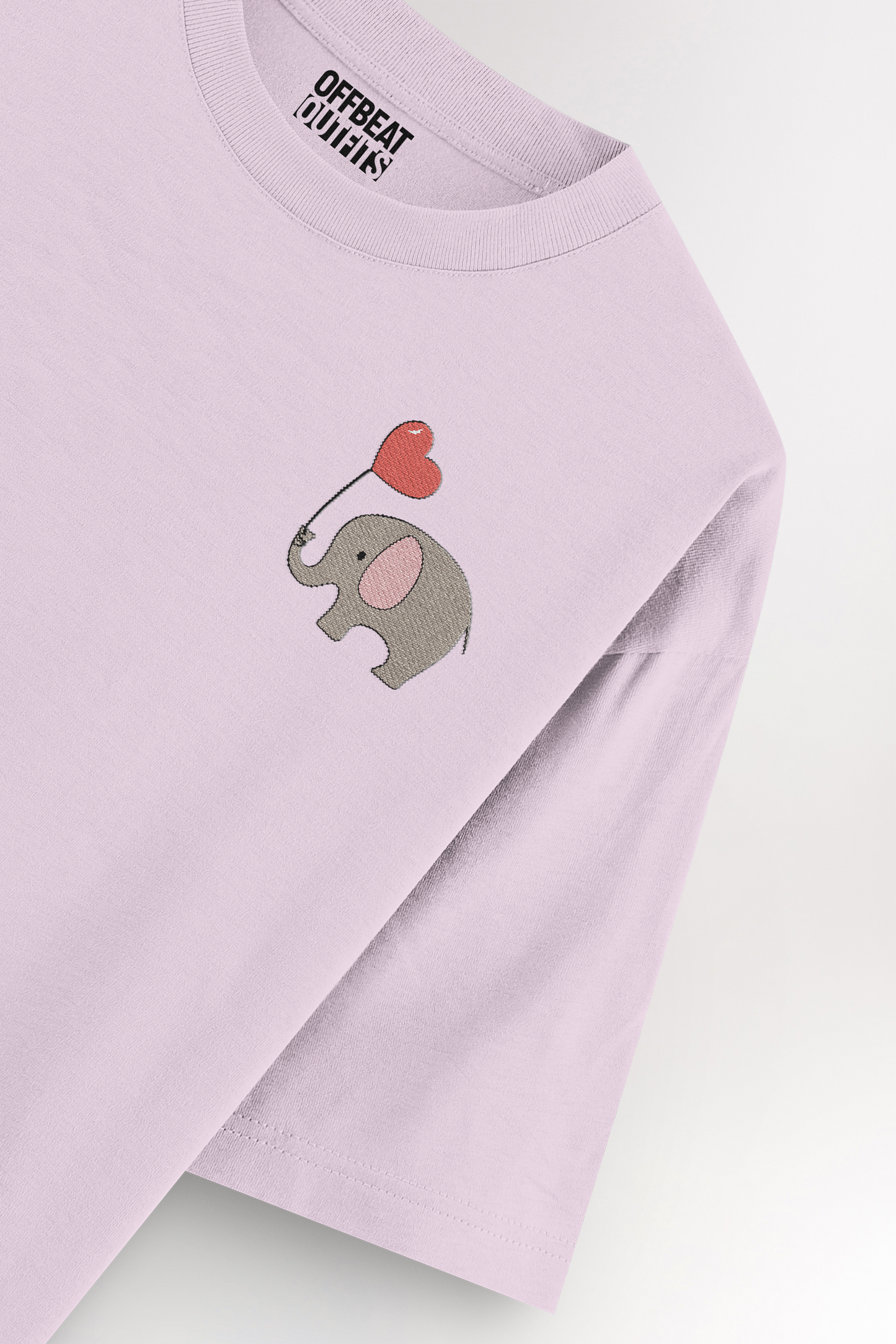 Elephant Embroidery | Oversized T-shirt