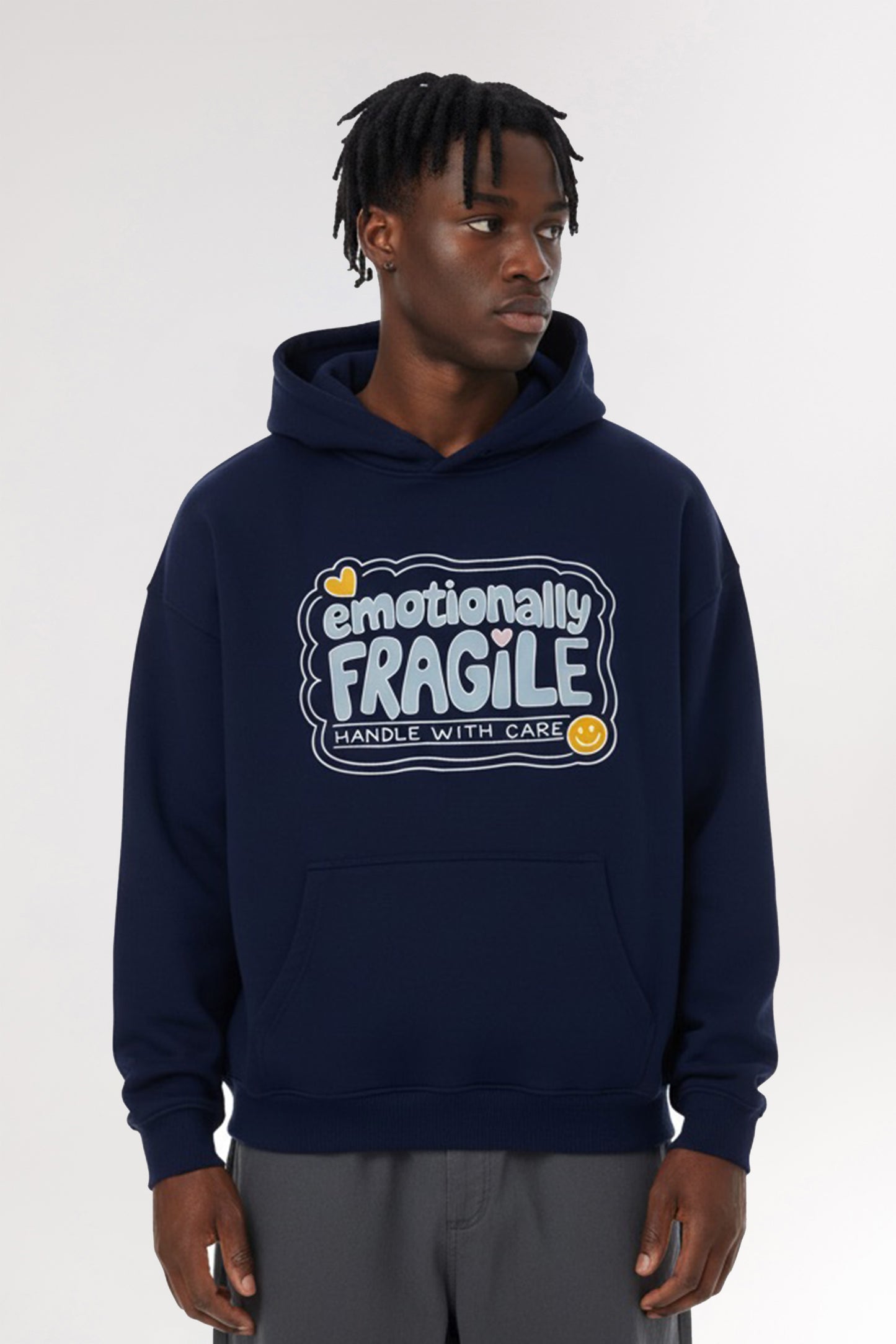 Emotionally fragile | Unisex Oversized Hoodie