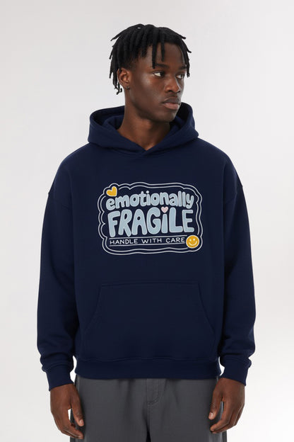 Emotionally fragile | Unisex Oversized Hoodie