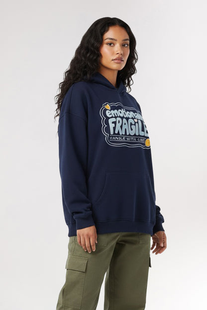 Emotionally fragile | Unisex Oversized Hoodie