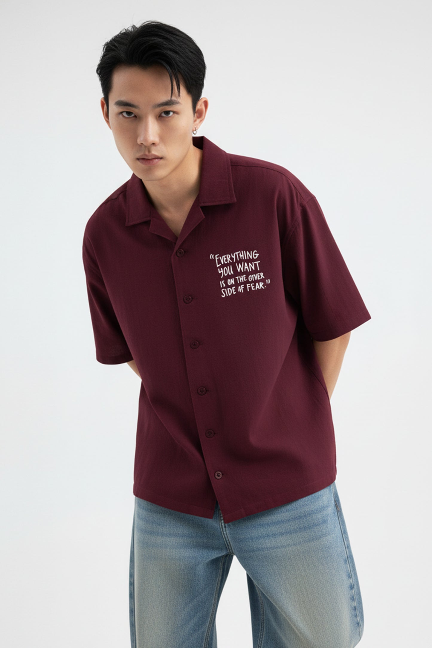 Other side of Fear | Unisex Oversized Shirt