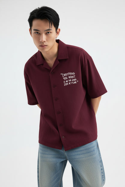 Other side of Fear | Unisex Oversized Shirt