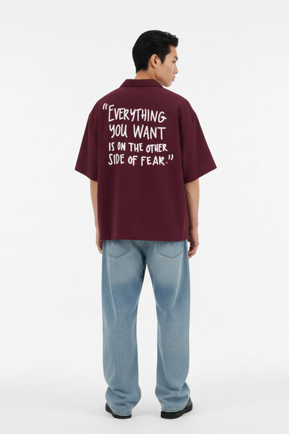 Other side of Fear | Unisex Oversized Shirt