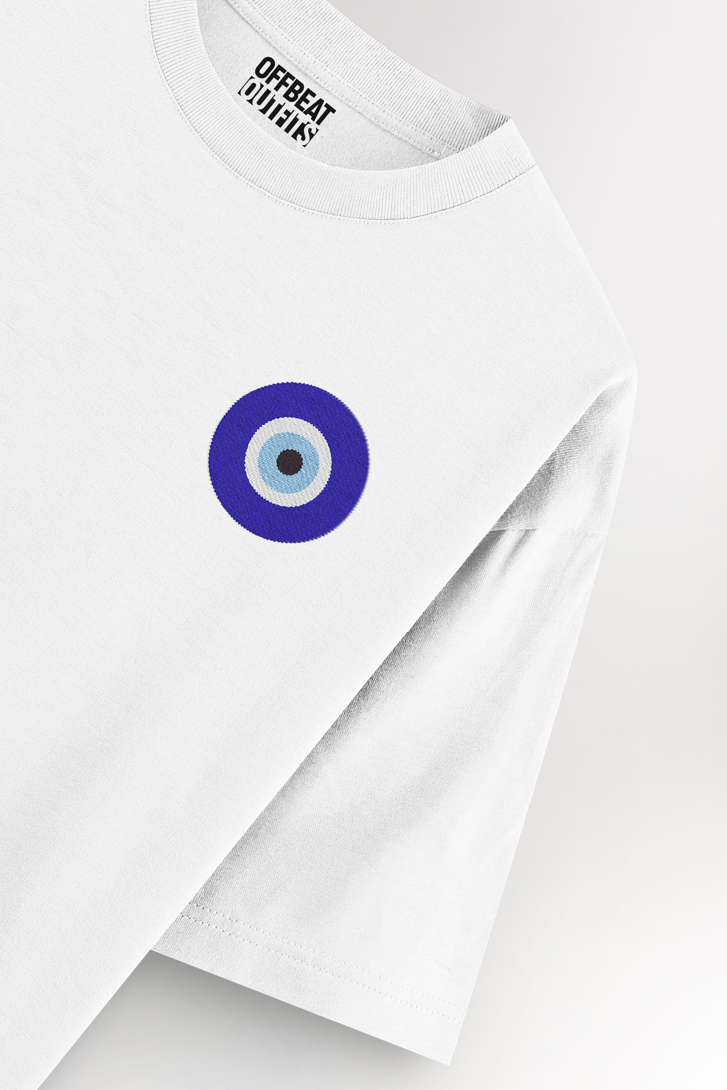 Evil Eye Embroidery | Oversized T-shirt