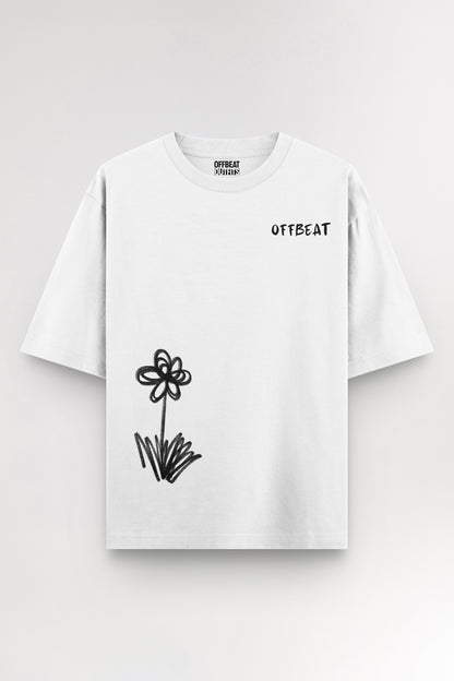 Flower Offbeat | Oversized T-shirt