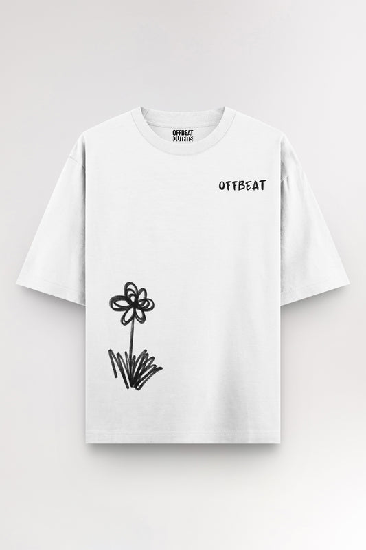Flower Offbeat | Oversized T-shirt
