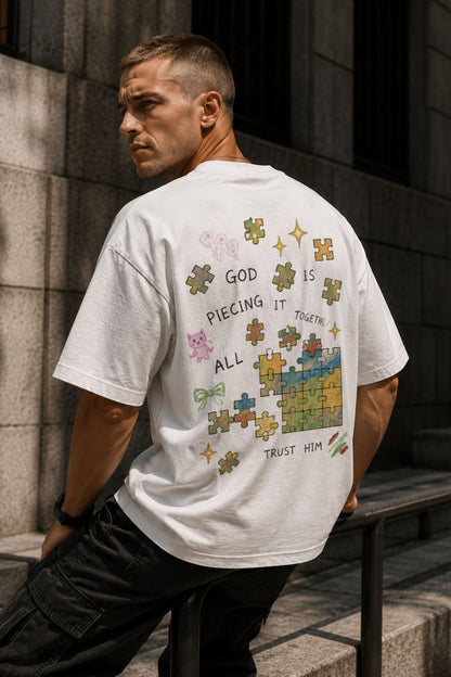 God is piecing | Oversized T-shirt