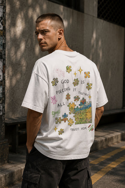 God is piecing | Oversized T-shirt
