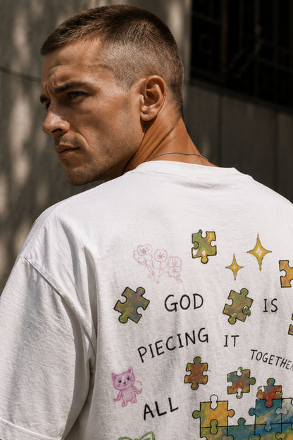 God is piecing | Oversized T-shirt