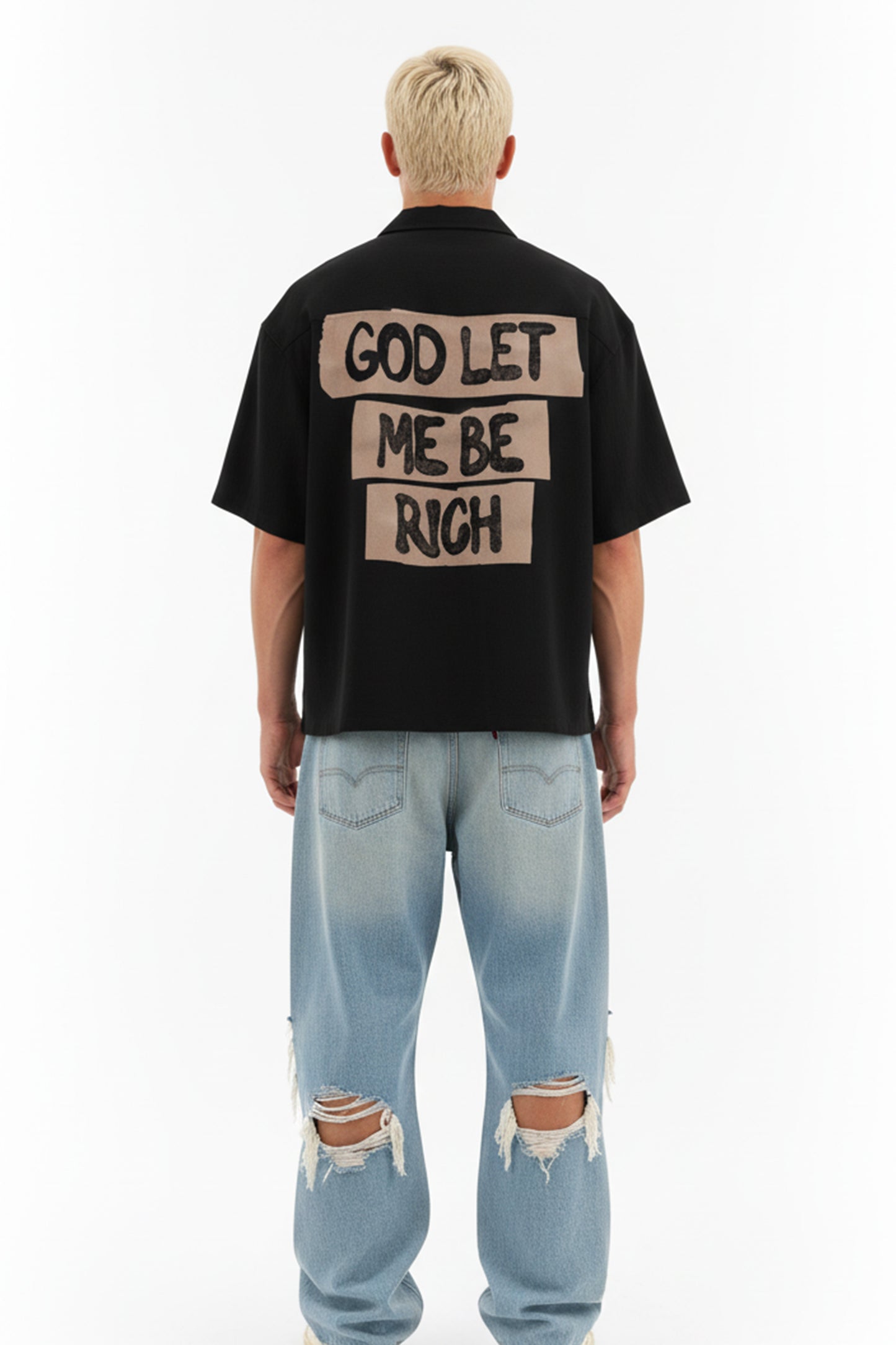 God let me be rich | Unisex Oversized Shirt