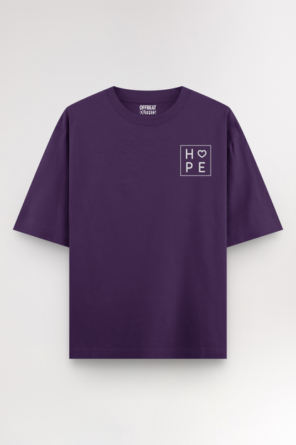 Hope Embroidery | Oversized T-shirt