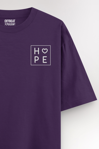 Hope Embroidery | Oversized T-shirt