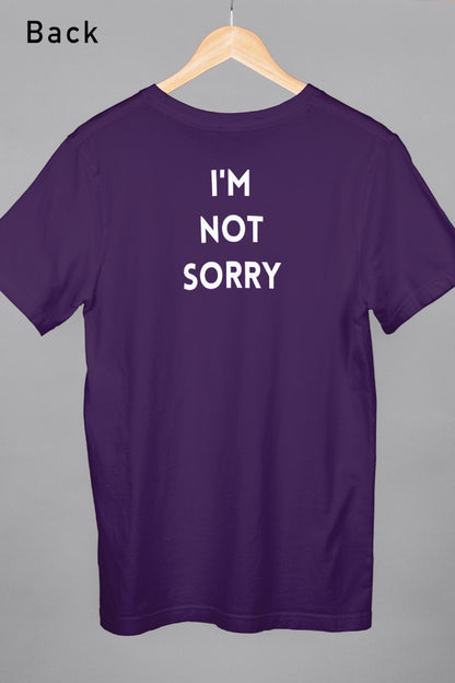 I'm not sorry | Oversized T-shirt