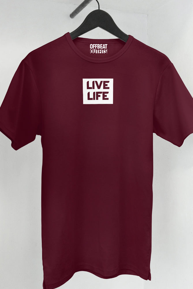 Live Life | Oversized T-shirt – OFFBEAT OUTFITS