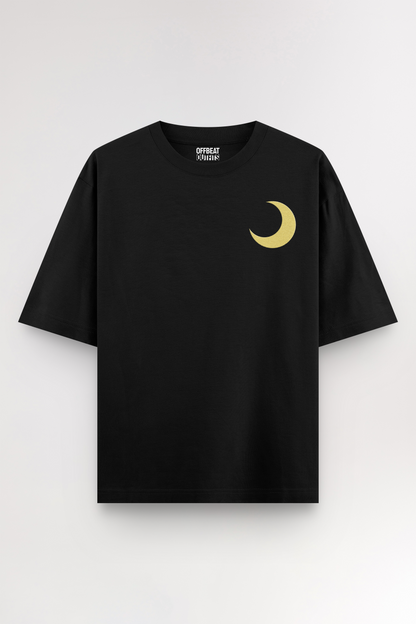 Moon Embroidery | Oversized T-shirt