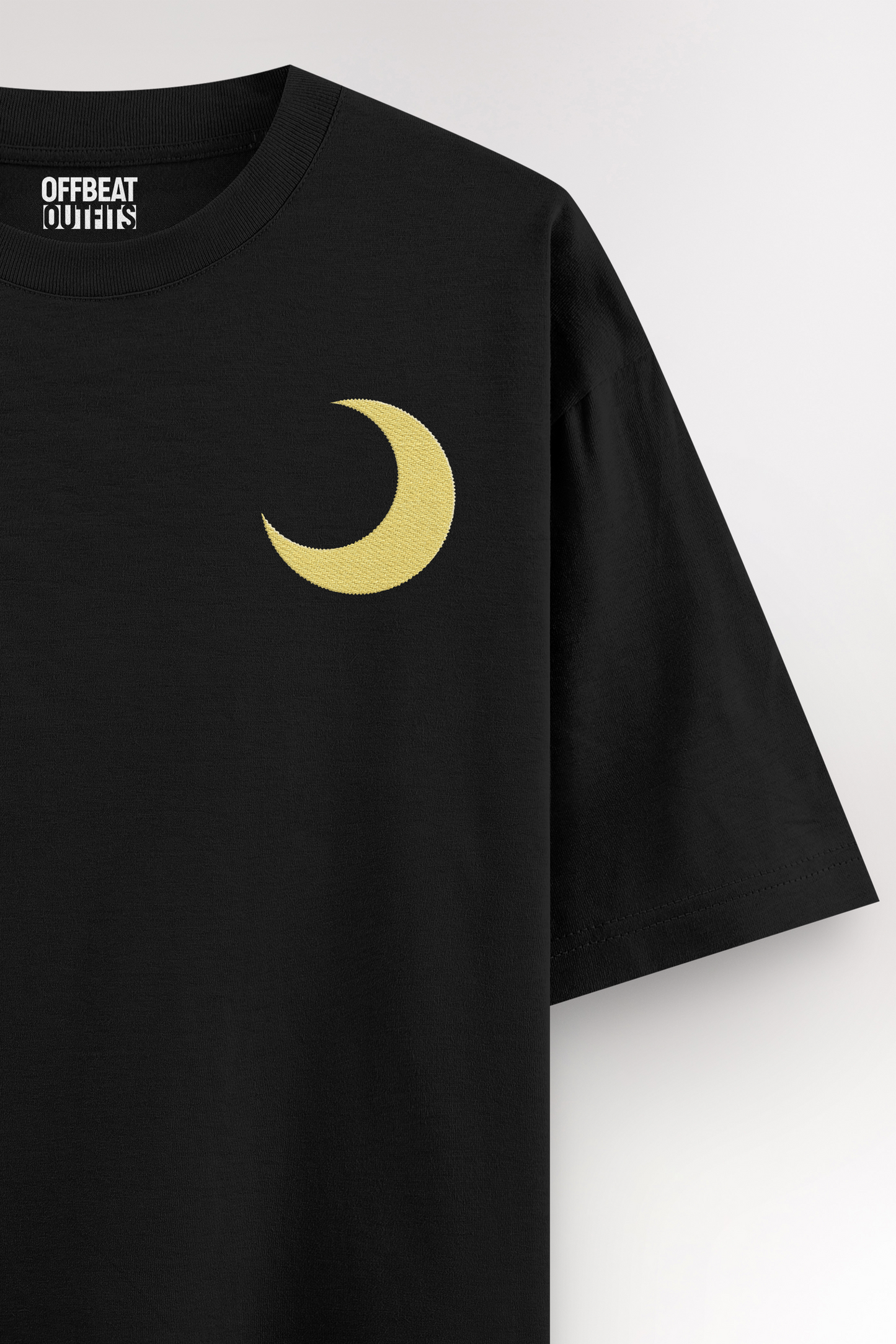 Moon Embroidery | Oversized T-shirt