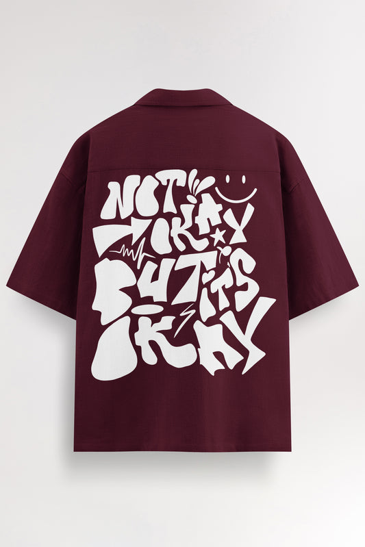 Not okay | Oversized Shirt