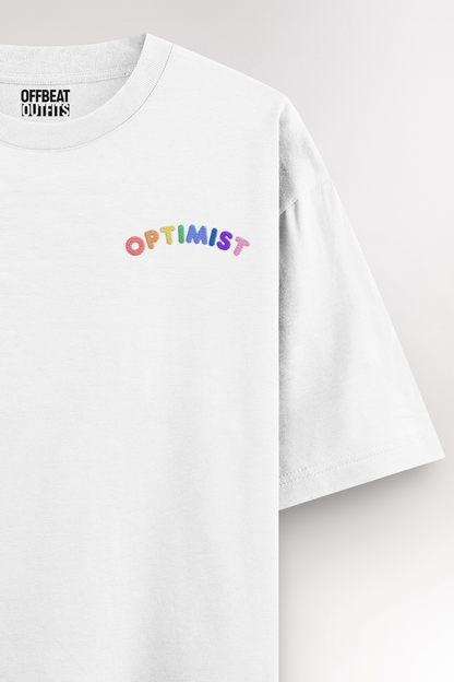 Optimist Embroidery | Oversized T-shirt