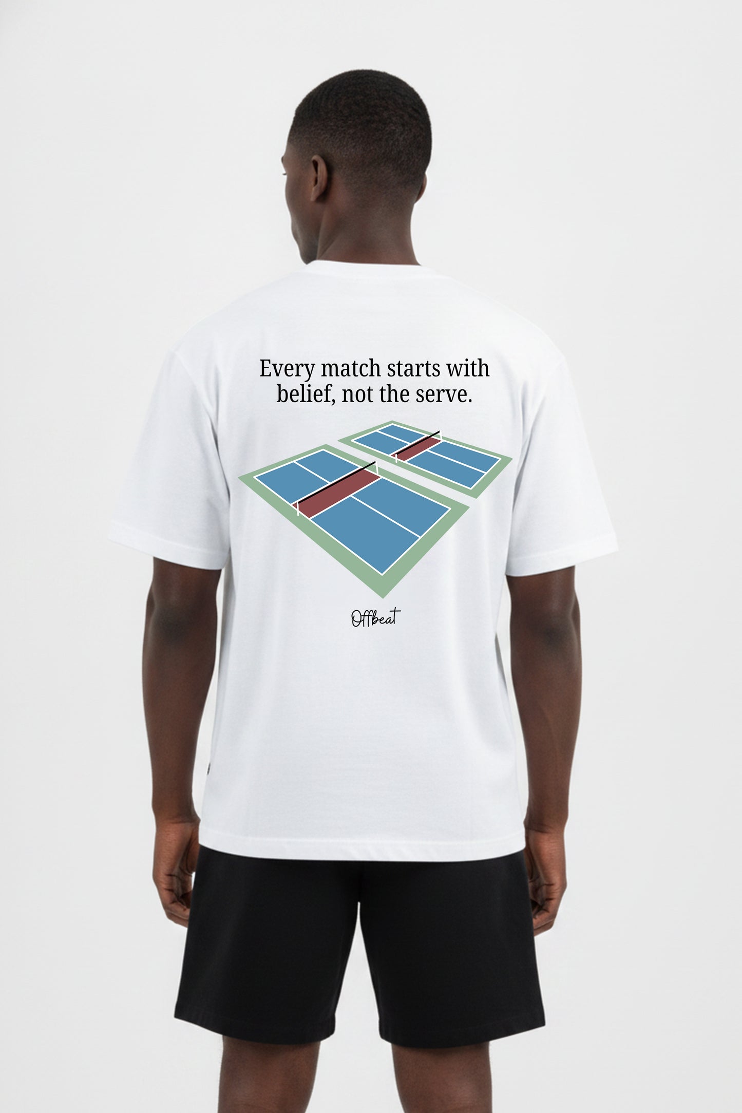 Match Belief - Pickleball | Unisex Oversized T-shirt