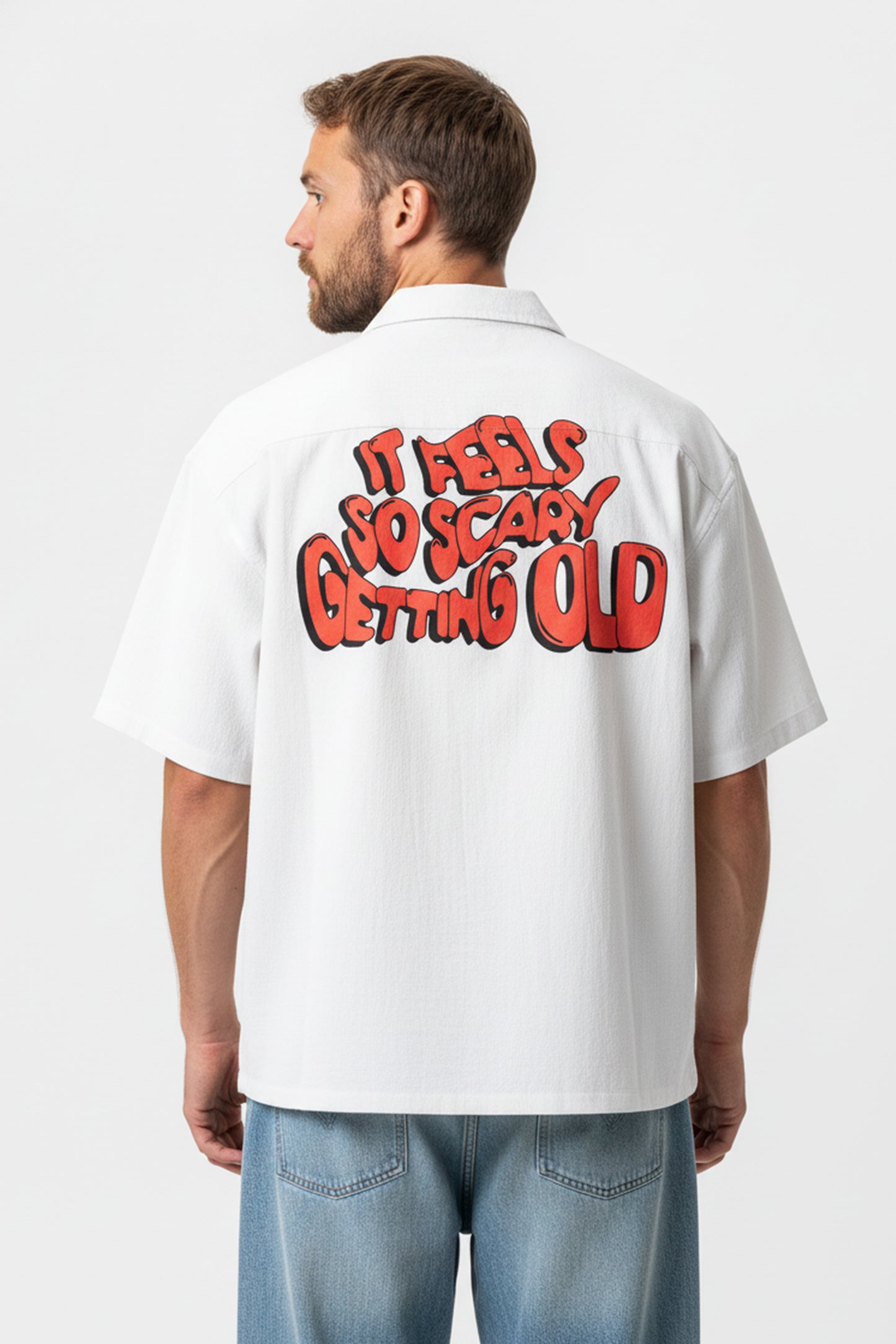 Scary getting old | Unisex Oversized Shirt