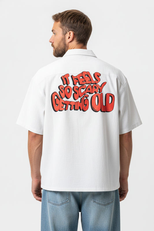 Scary getting old | Unisex Oversized Shirt