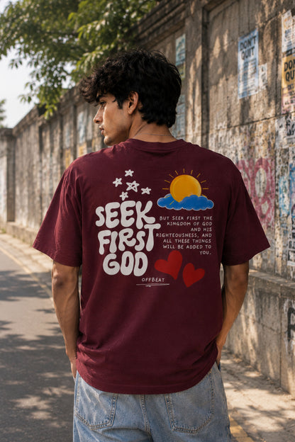 Seek God | Oversized T-shirt