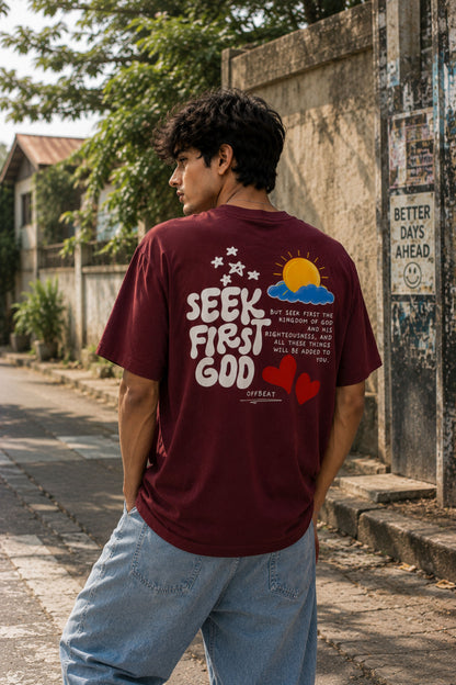 Seek God | Oversized T-shirt