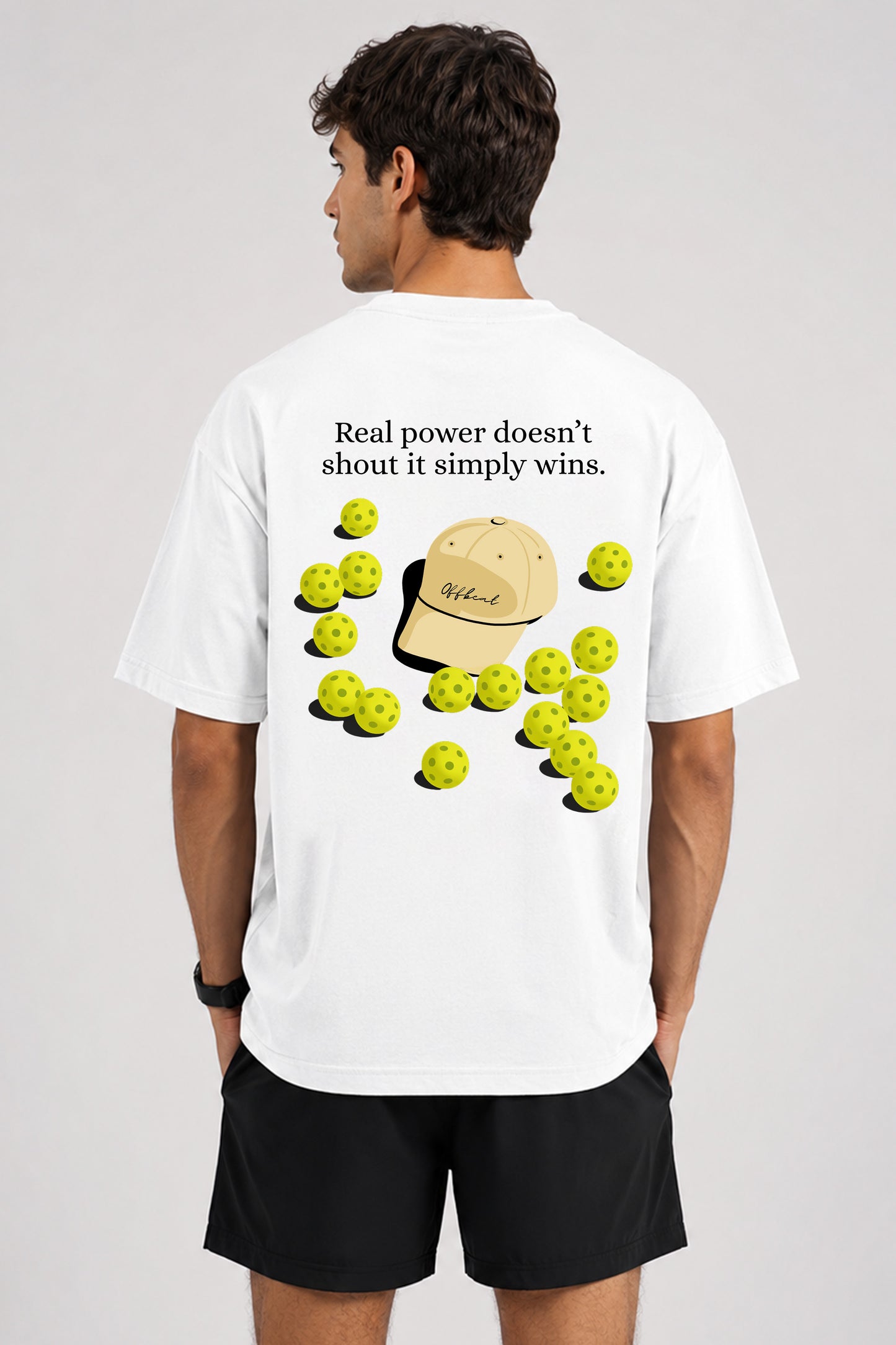 Simply Wins - Pickleball | Unisex Oversized T-Shirt