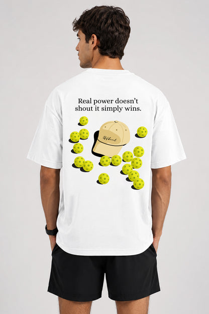 Simply Wins - Pickleball | Unisex Oversized T-Shirt