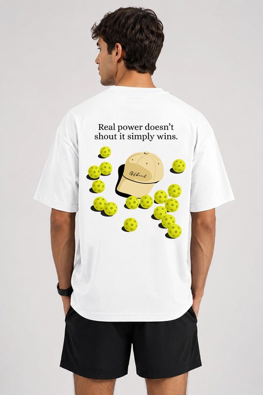 Simply Wins - Pickleball | Unisex Oversized T-Shirt