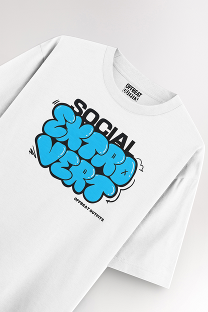 Social Extrovert | Oversized T-shirt