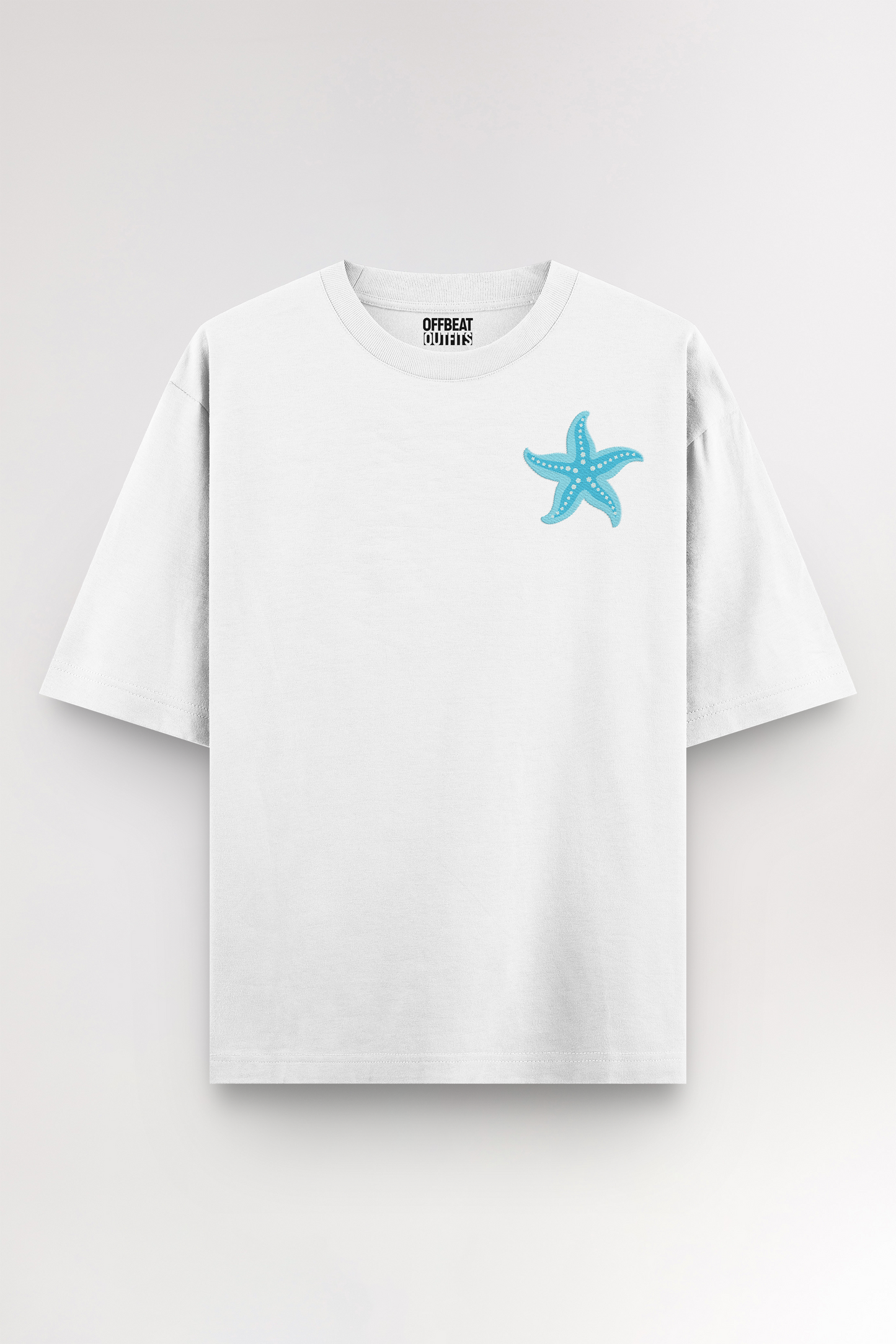 Starfish Embroidery | Oversized T-shirt