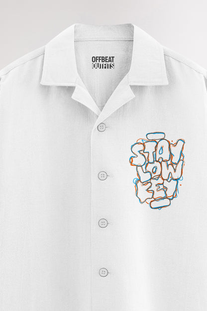 Stay low key | Oversized Shirt
