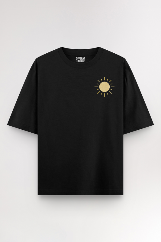 Sun Embroidery | Oversized T-shirt