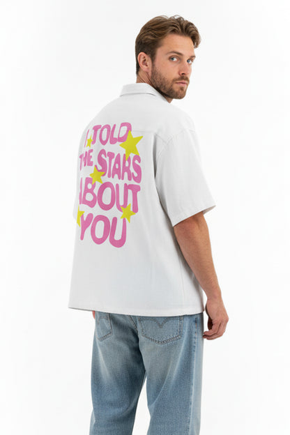 Told the stars | Unisex Oversized Shirt