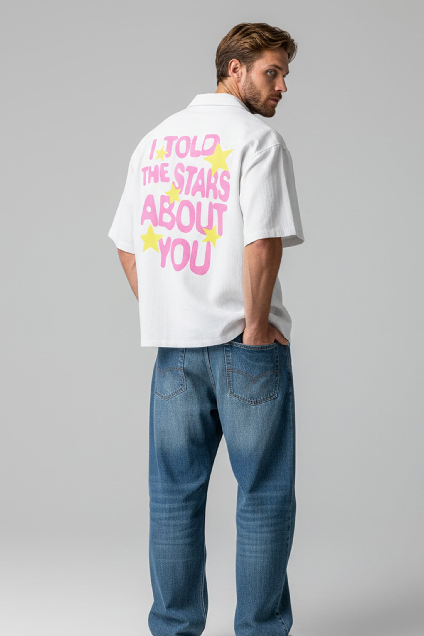 Told the stars | Unisex Oversized Shirt