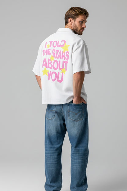 Told the stars | Unisex Oversized Shirt