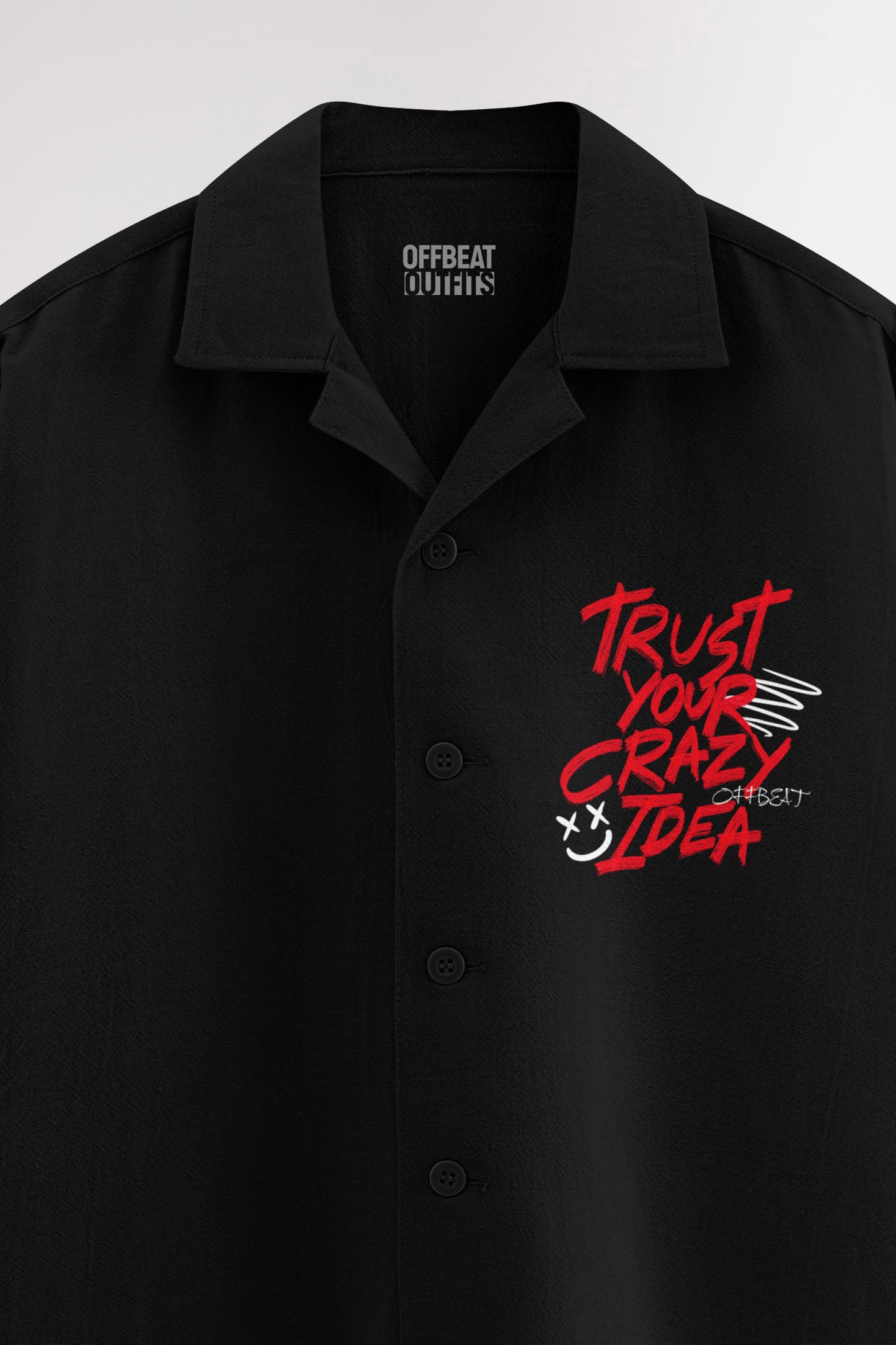 Trust your crazy idea | Oversized Shirt