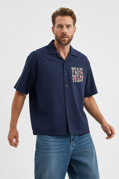 Walk by faith | Unisex Oversized Shirt