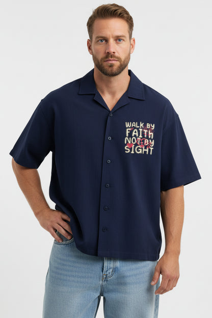Walk by faith | Unisex Oversized Shirt