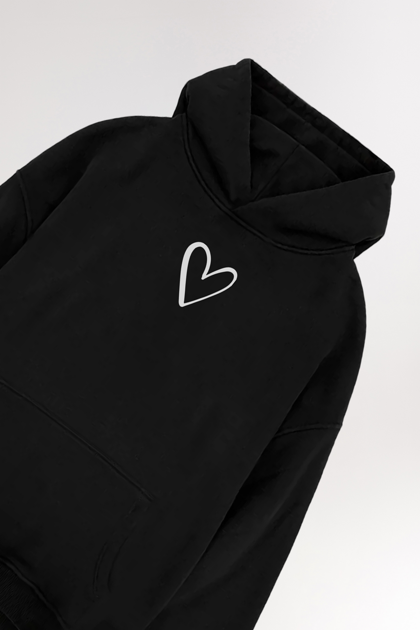 White heart | Oversized Hoodie