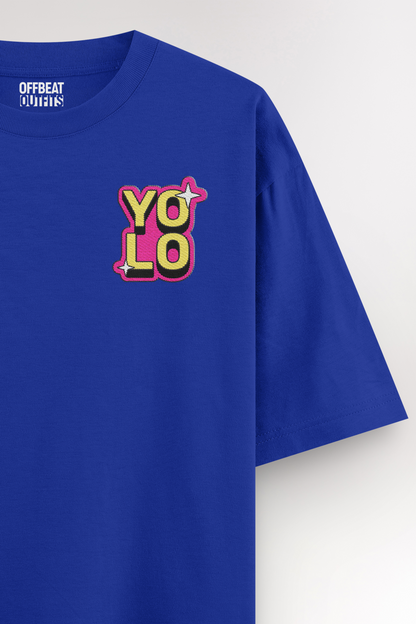 Yolo Embroidery | Oversized T-shirt